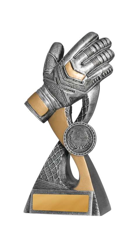 GR8 Goalkeeping Glove Stand Football