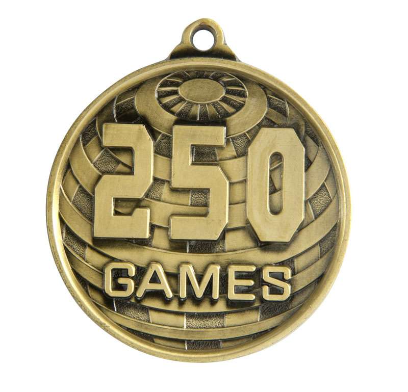 Global Medal-No. Games (250)