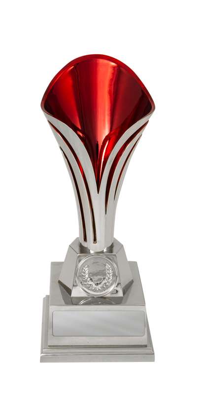 Tulipa Cup Silver-Red in Colour