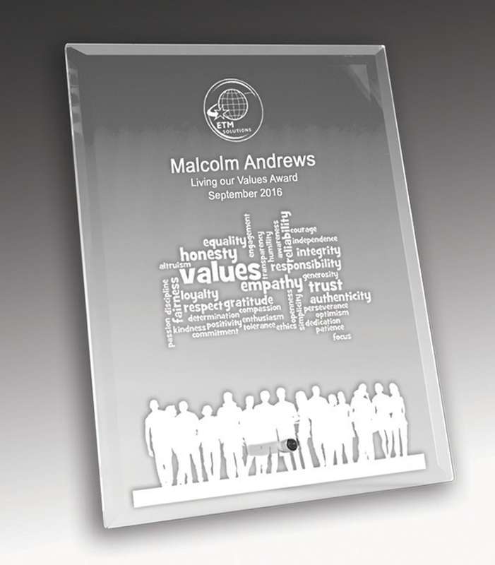 Laser Glass Rectangle-Clear