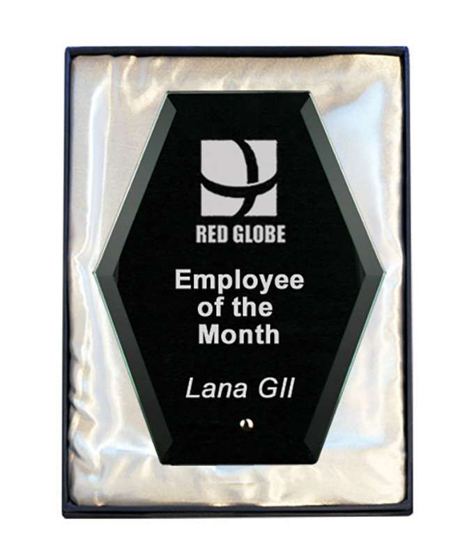 Laser Glass Hexagon-Black