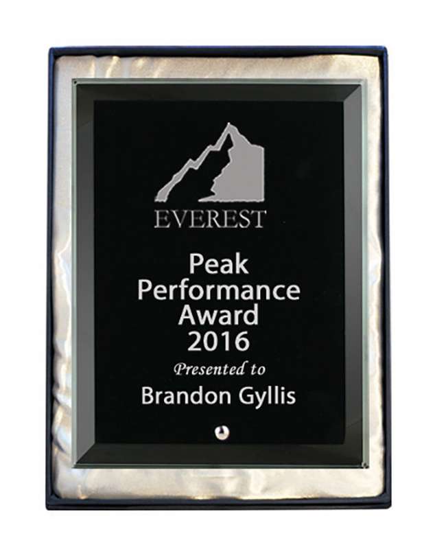 Laser Glass Rectangle Black