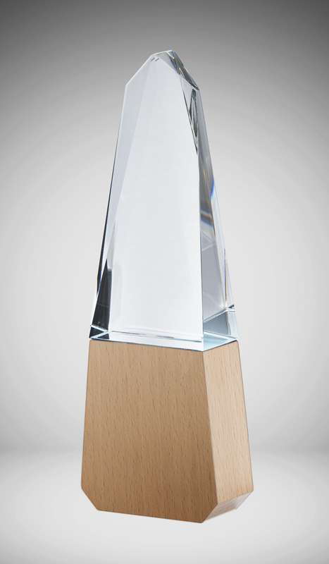 Crystal/Timber Pyramid-Light Timber