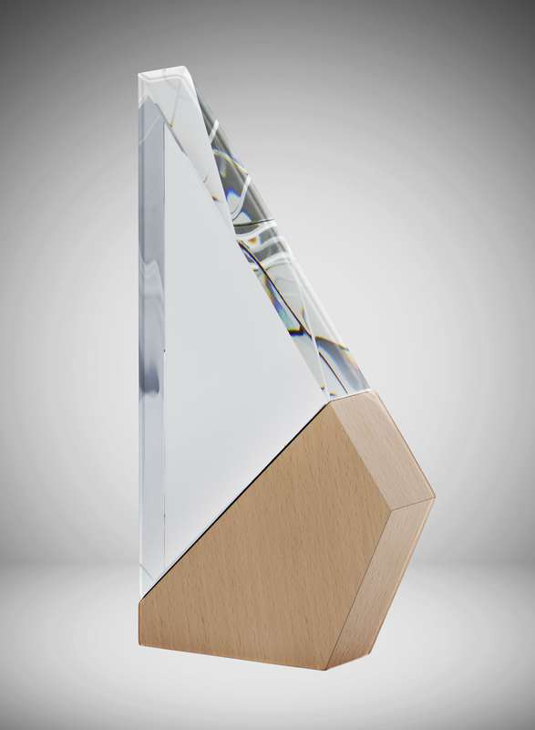 Crystal/Timber Triangle-Light Timber