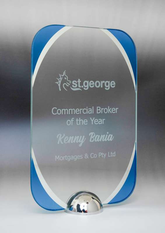 Millenium Glass-Curved Rectangle