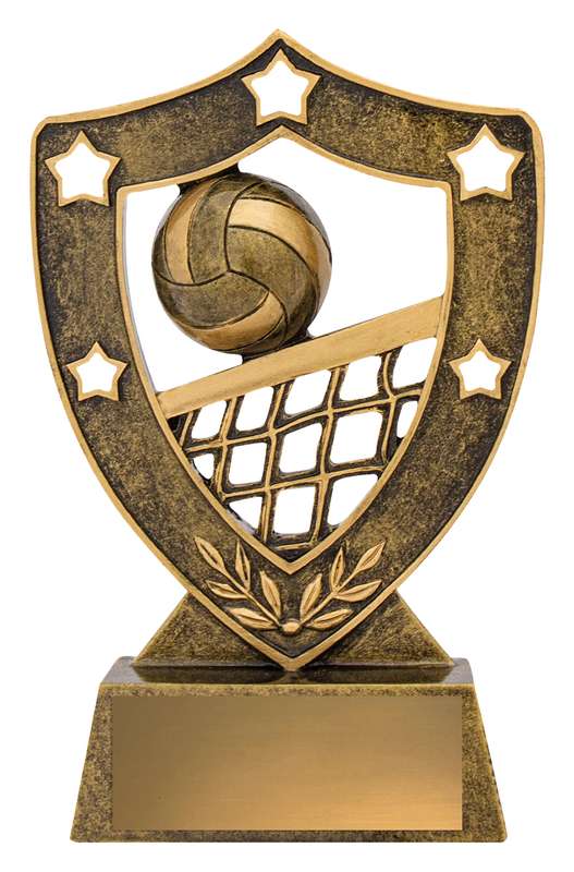 Volleyball Gold Shield