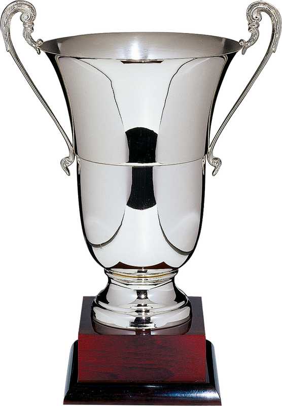 Silverplated Classic Bell Cup Timber base