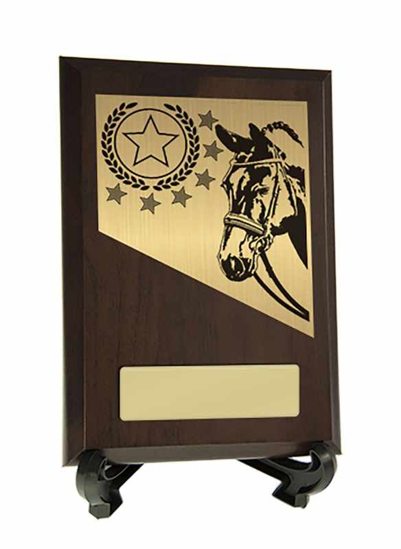 Plaque with Horse Trim