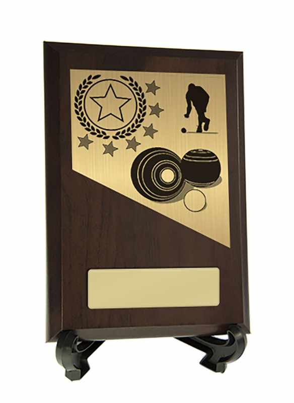 Plaque with Lawn Bowls Trim