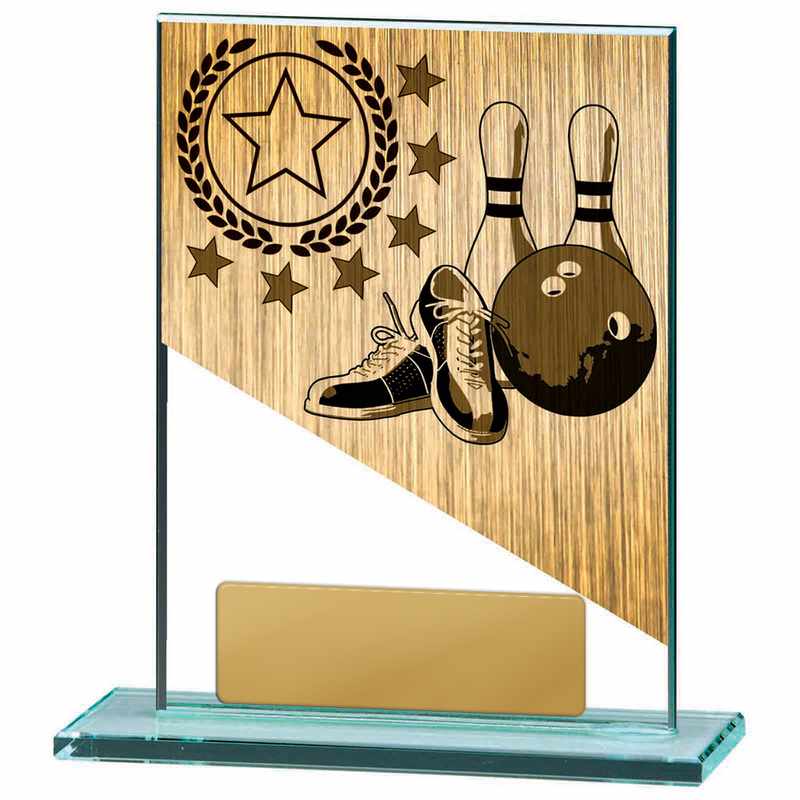 Tenpin Theme on Glass