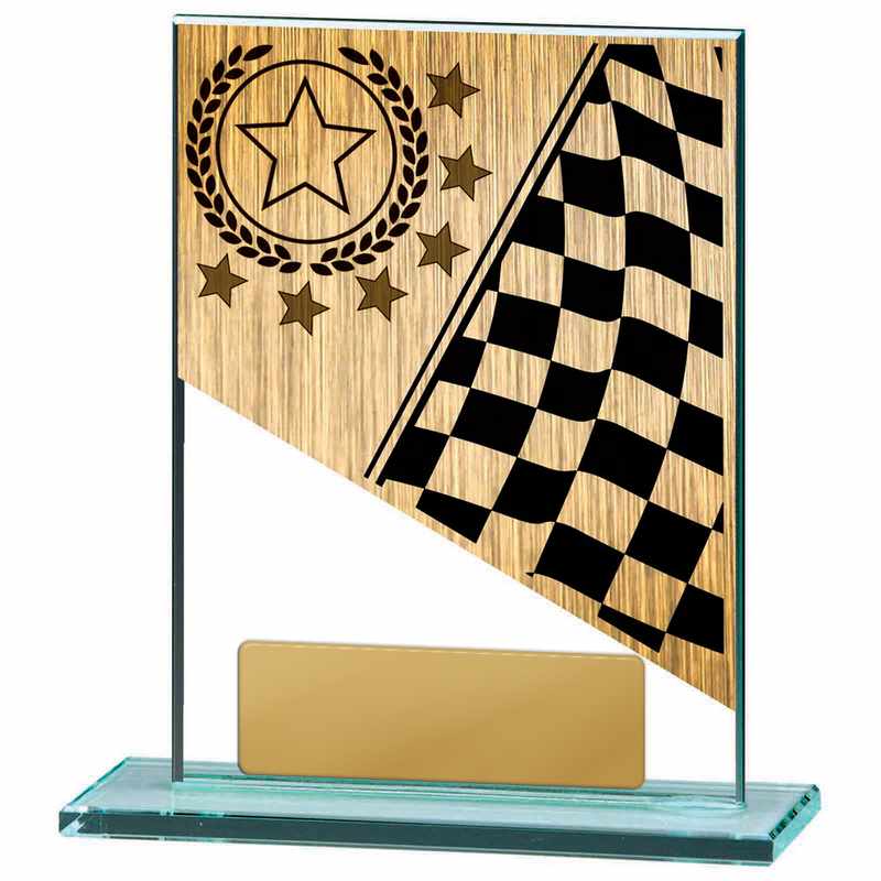 Motorsports Theme on Glass