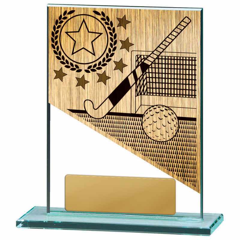 Hockey Theme on Glass