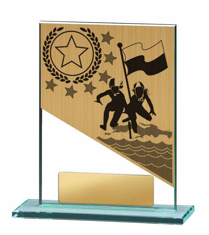 Lifesaving Theme on Glass