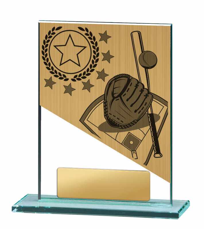 Baseball Theme on Glass