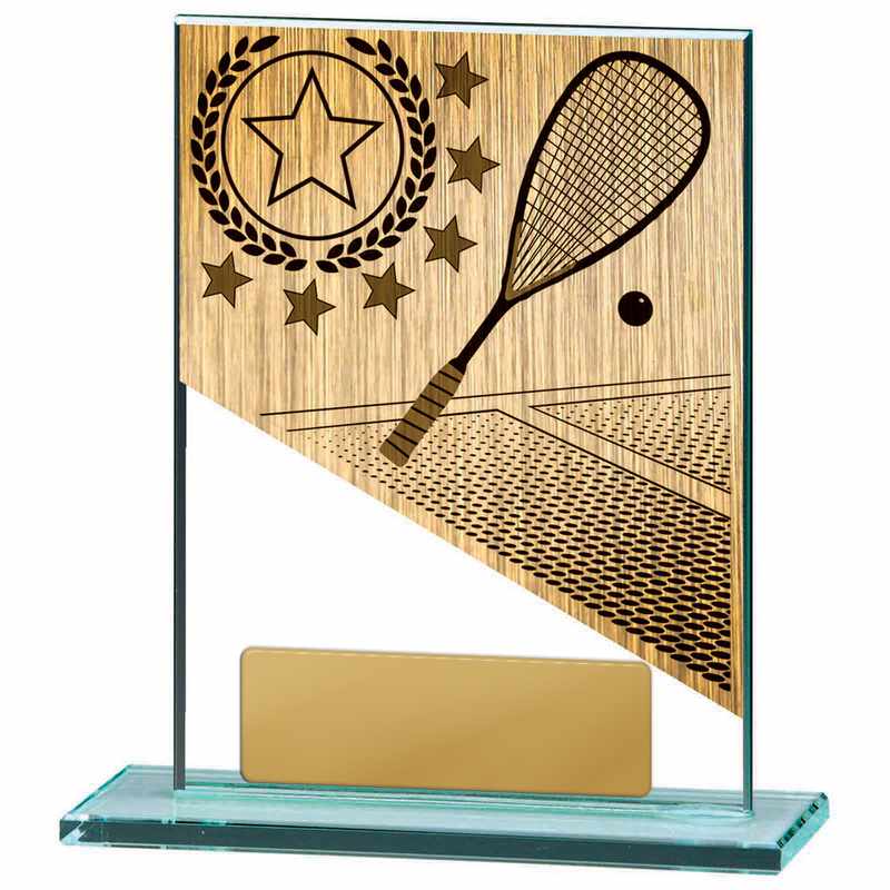 Squash Theme on Glass