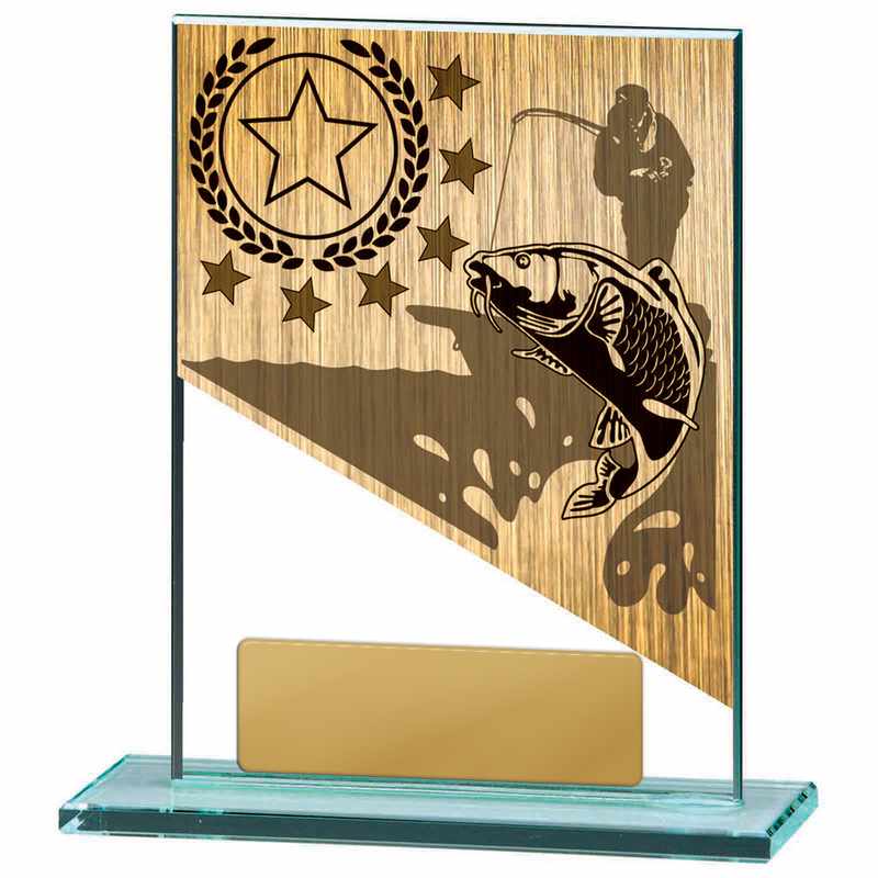 Fishing Theme on Glass