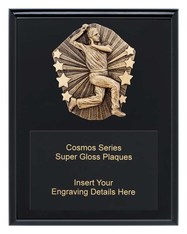 Cosmos Super Plaque – Male Bowler