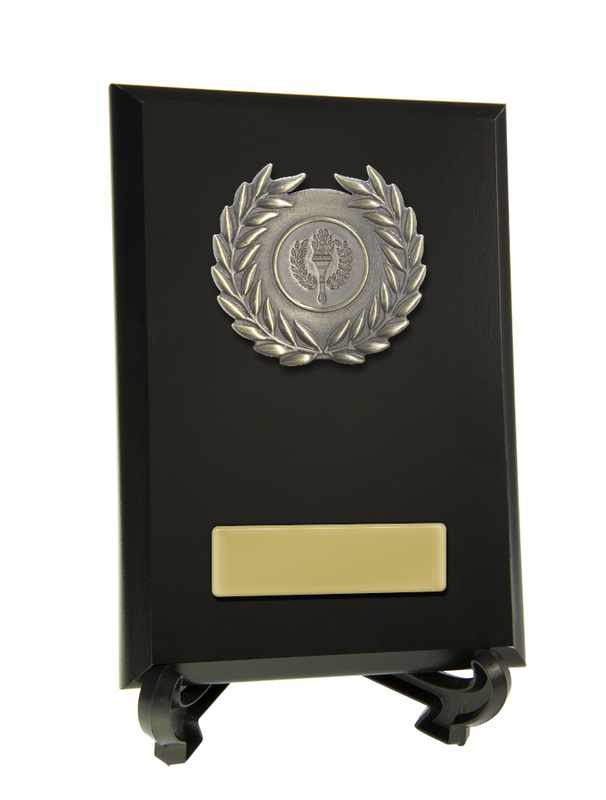 Plaque with Metal Trims