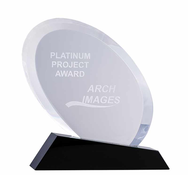 Black and Clear Crystal – Oval