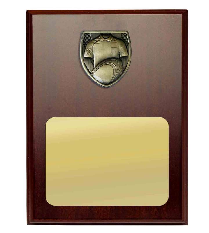 Plaque with Rugby Trim