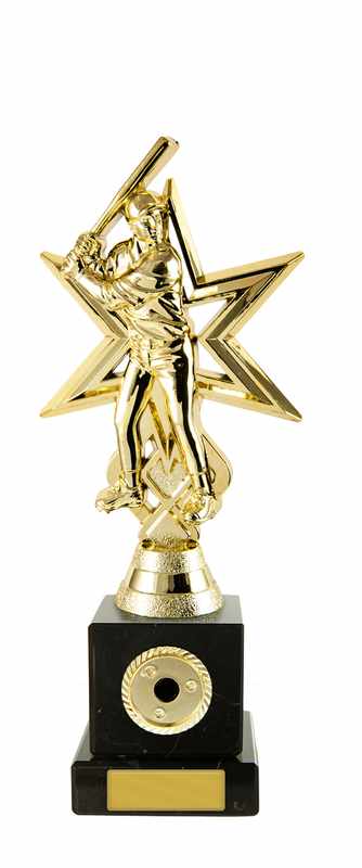 Baseball Figure Male on Column