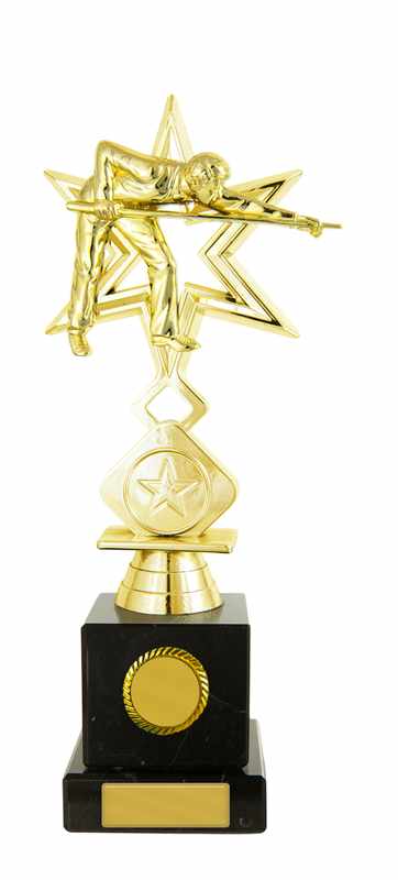 Billiards Figure on Column