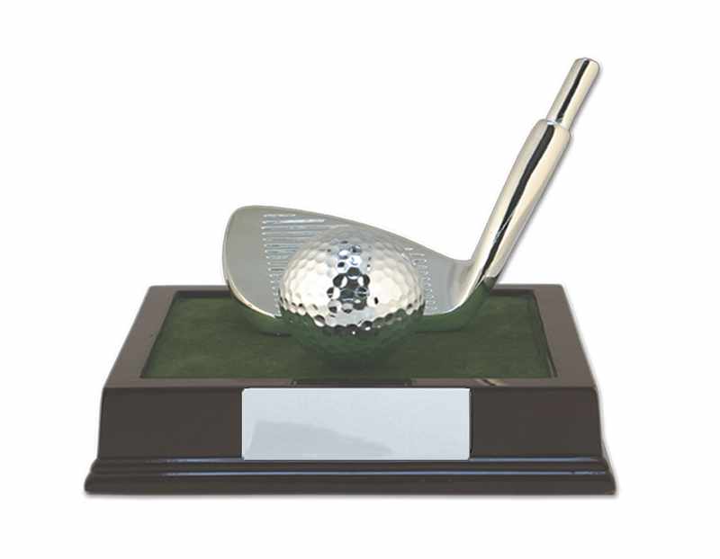 Golf Iron/Ball on Base