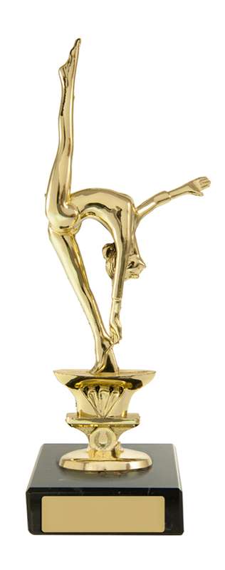 Gymnast on Column