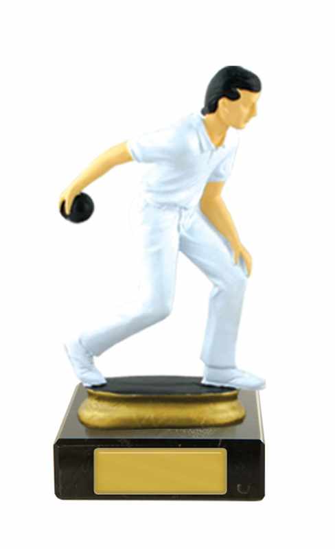Lawn Bowls Figure on Base