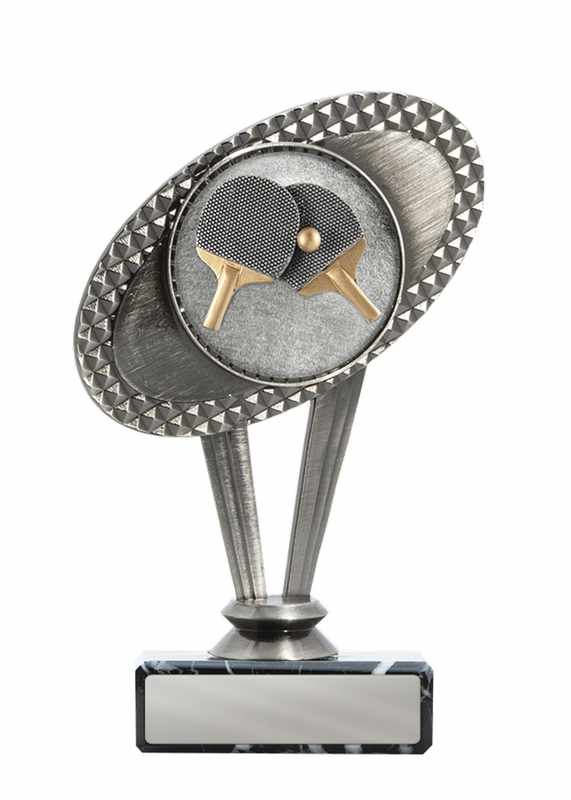 Metal Table Tennis Theme on Base