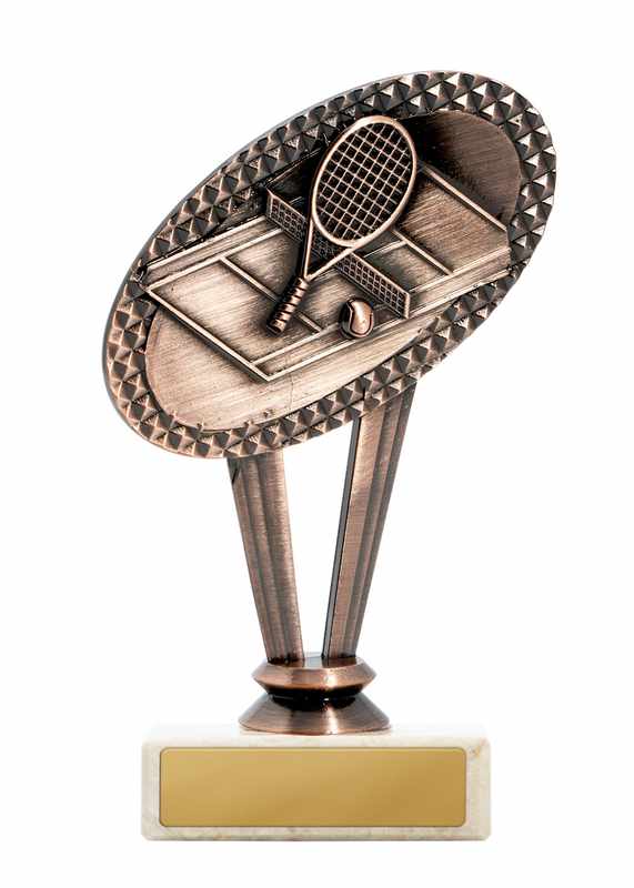 Metal Tennis Theme on Base